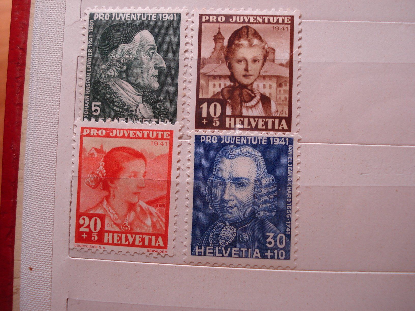 Tutti i francobolli: Satz Pro Juventute 1941 * – Usato da Niederwil AG venduto da morostahu