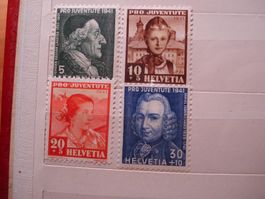 Satz Pro Juventute 1941 *