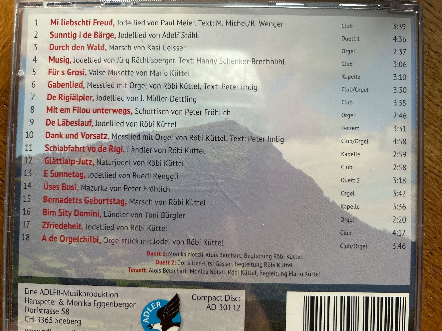 CDs: Jodelclub Goldau – Gebraucht aus Arth von Vrecam51 1