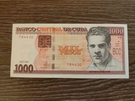 Kuba 1'000 Pesos 2023 !!!!!
