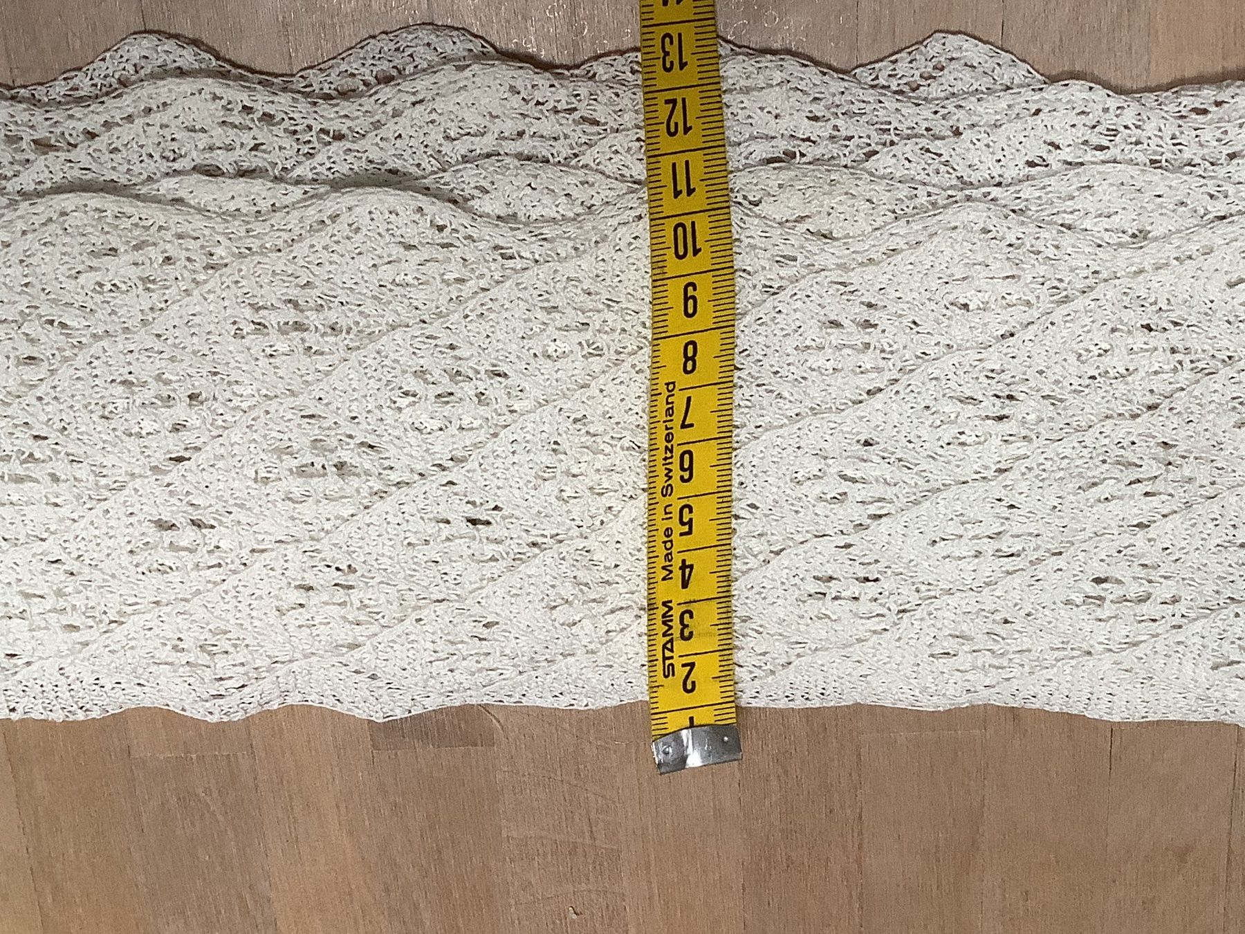 Tessuti: Vintage Spitze, gestrickter Laceschal – Nuovo (secondo la descrizione) da Winterthur venduto da Beat8344 4