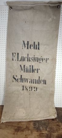 Wunderschöner alter Leinensack aus nr 4 1899