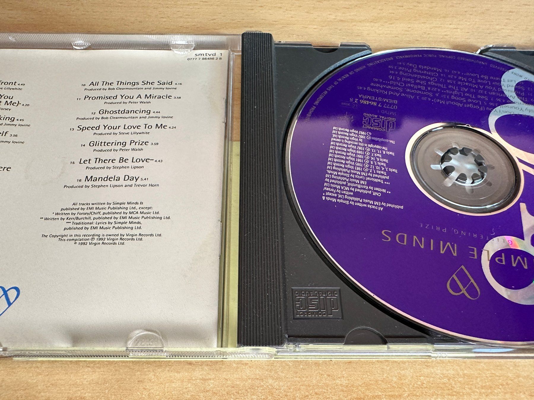 CDs: Simple Minds – Glittering Prize 81/92 – Gebraucht aus Rikon im Tösstal von Alpenmutz 2