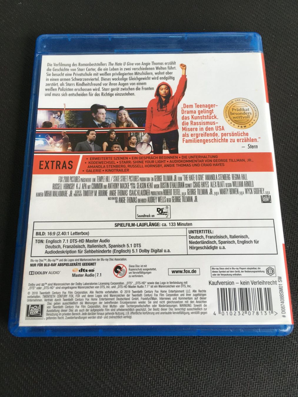 Tutti i DVDs: The Hate u give [Blu-ray] – Usato da St.Gallen venduto da MedienJoe 1