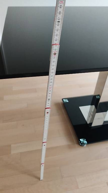 Tavoli: Schöner Glastisch schwarz auseinandernehmbar – Usato da St. Gallen venduto da secondhandy111 1