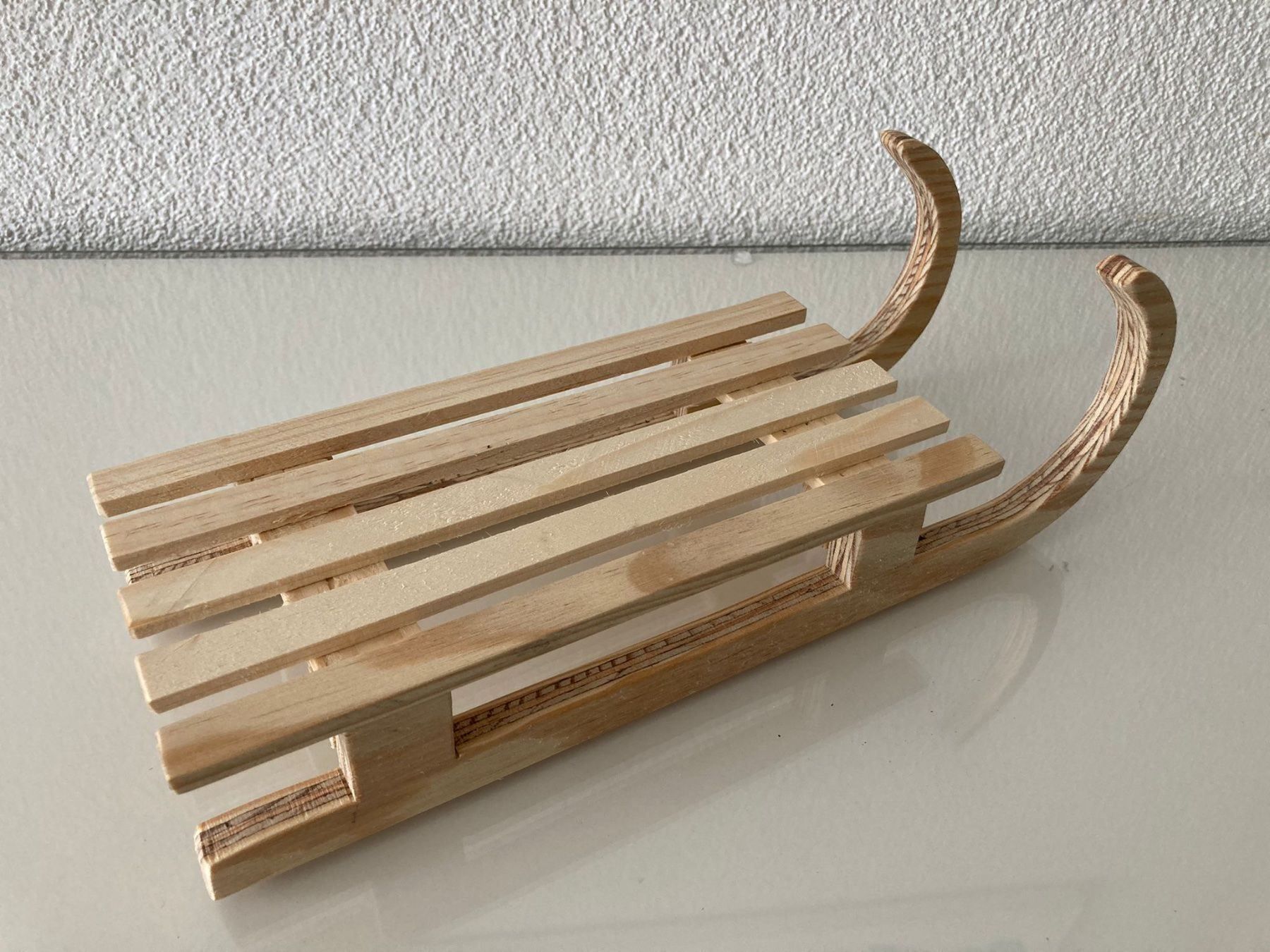 Slitta: Schlitten gross, Holz, Handarbeit, Deko – Nuovo (secondo la descrizione) da Rotkreuz venduto da Holzarbeit