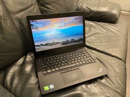 1CHF LAPTOP!! ThinkPad E470 14", 256GB SSD, 940MX, Win11 Pro