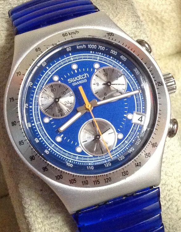 SWATCH IRONY Chronograph Herrenuhr ( Neue Preise : 195 CHF ) (Gebraucht ...