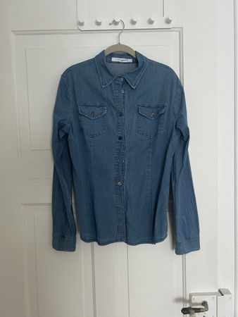 Camicia jeans slim, taglia S