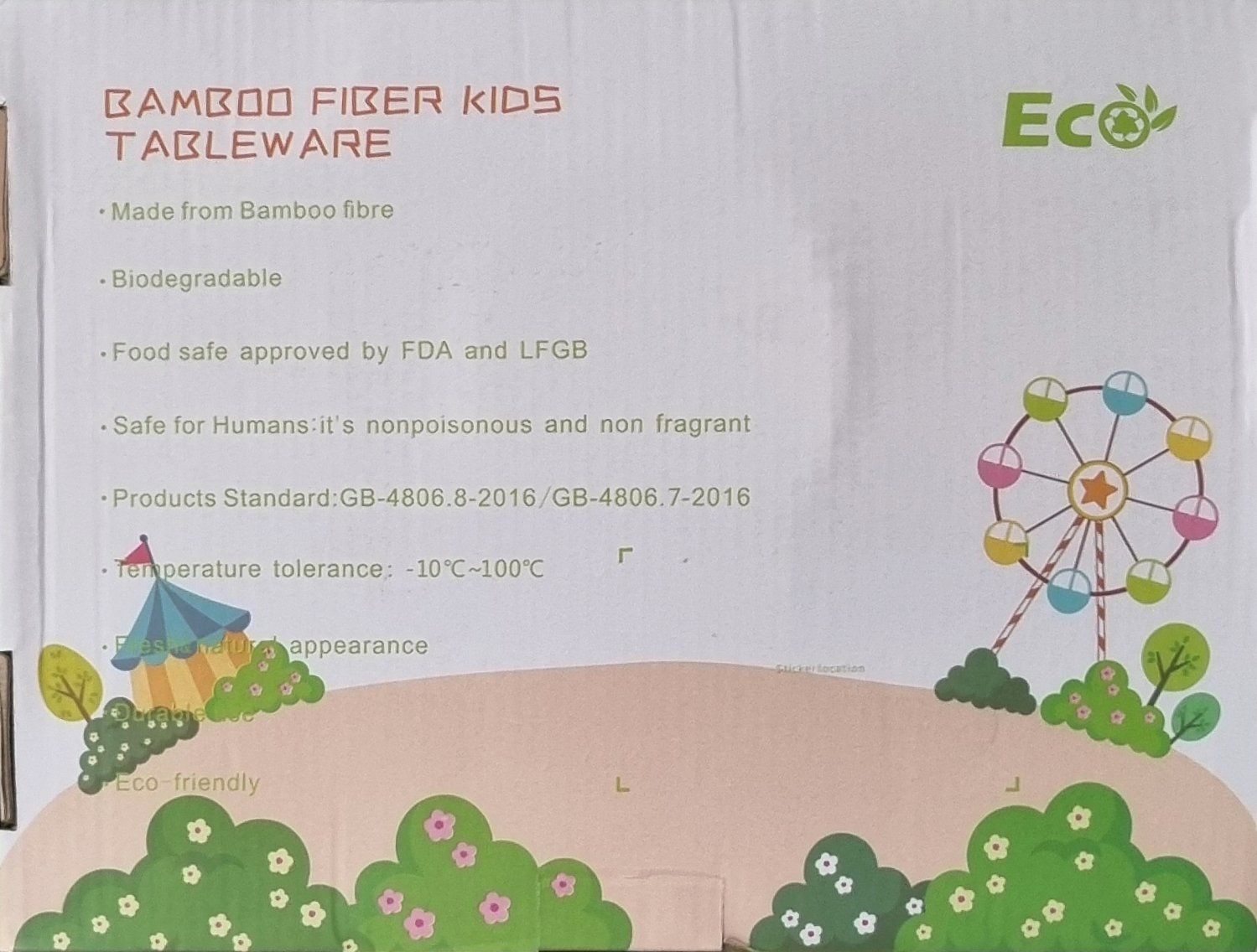 Set di piatti: KINDER GESCHIRR-SET Eco Bambo " ELEPHANT " – Nuovo e nell'imballaggio originale da Stäfa venduto da BURG23 3