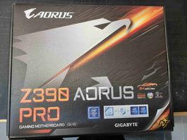 SET GIGABYTE Z390 AORUS PRO Motherboard mit Prozessor