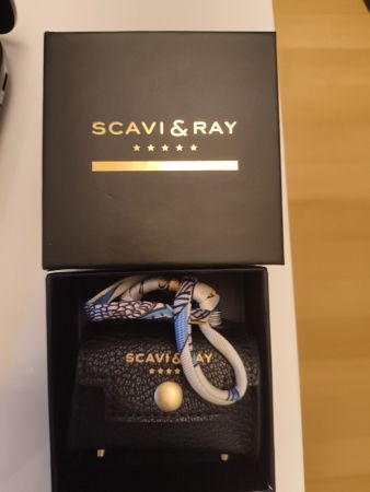 Scavi&Ray Airpod Case Mini Tasche mit Schal, neuwertig