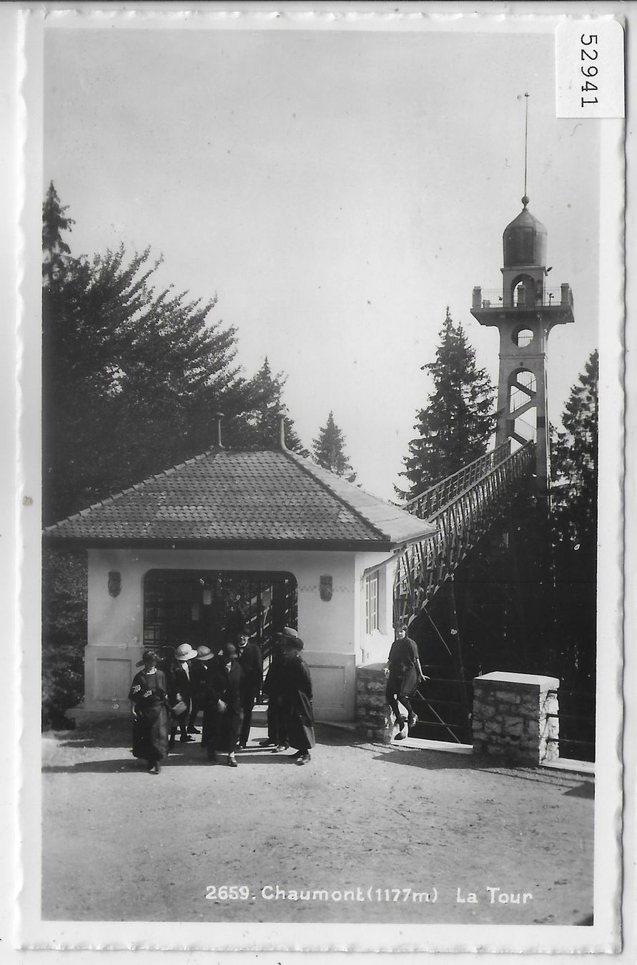 Cartoline postali: Chaumont - La Tour - animee – Usato da Ettingen venduto da Kartenplanet