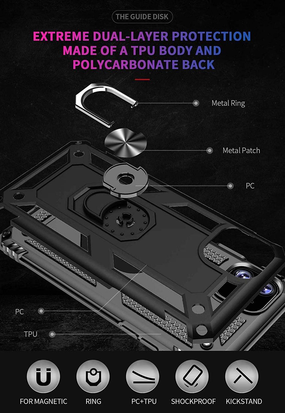 Cover & Protezioni schermo: iPhone 15 Plus Hülle Etui Ring Case Magnet Cover TASCHE – Nuovo e nell'imballaggio originale da Volketswil venduto da coverandmore 6