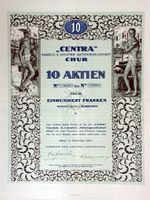 "CENTRA" Handels- & Industrie-AG, Chur - 1924