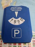 Offizielle Parkscheibe blau mit Eiskratzer Kunststoff