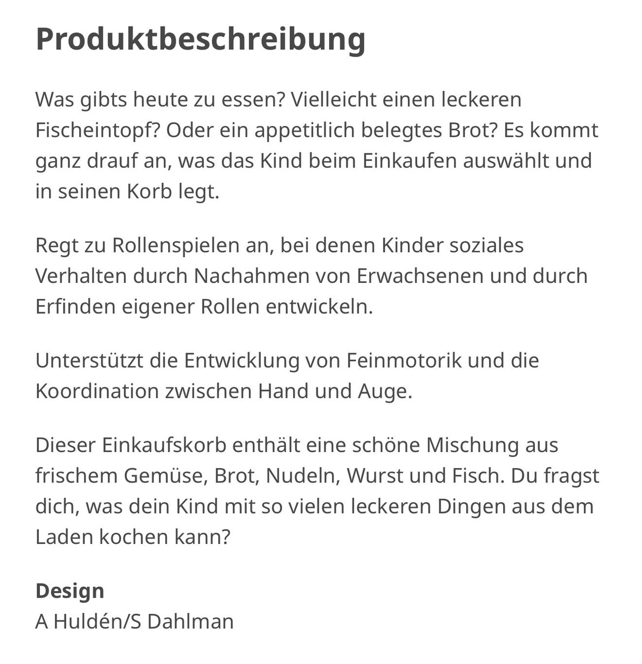 Ikea Giocattoli: IKEA LÄTSAS - Spielzeug Einkaufskorb-Set aus Stoff – Nuovo (secondo la descrizione) da Schönenwerd venduto da d.chiara 6