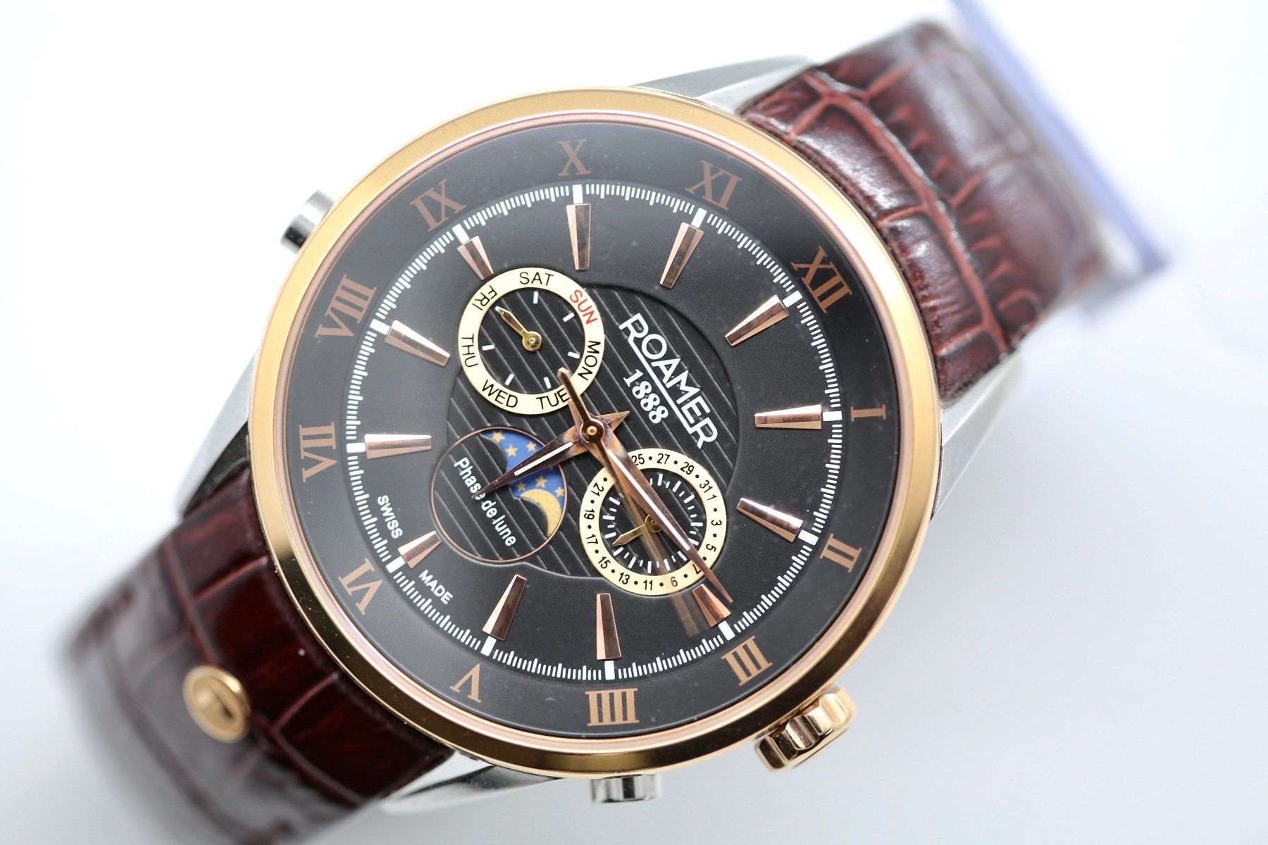 Roamer Orologi: Roamer Superior Moonphase – Usato da Reinach BL venduto da Han-Numismatik 1