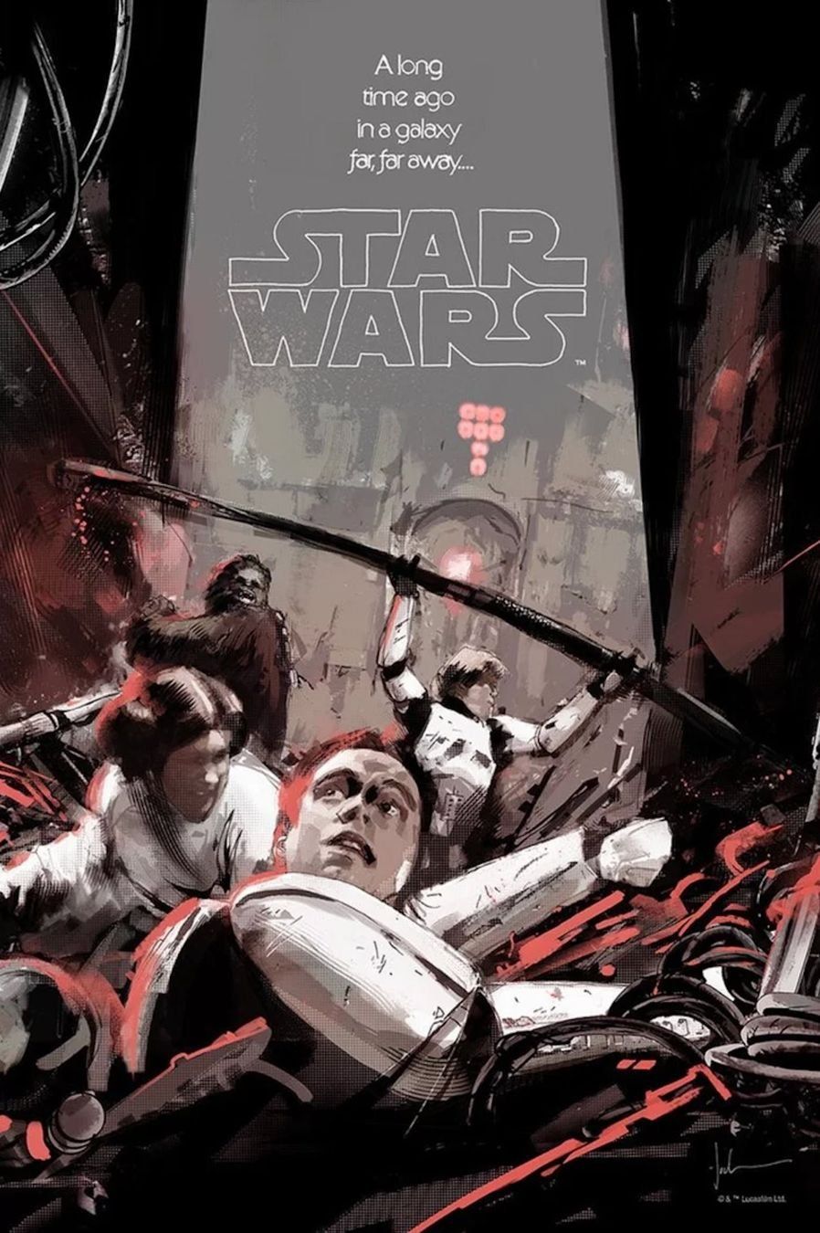 Poster & Bilder: Star Wars Poster "A New Hope" Jock, Mondo – Neu (gemäss Beschreibung) aus Adliswil von Ch_Mei