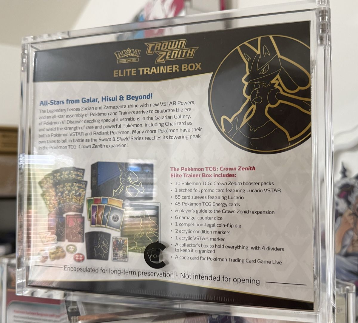 Pokémon Carte collezionabili: Case in acrilico per etb Pokemon - Acrylic case box teca – Nuovo e nell'imballaggio originale da Vacallo venduto da SeriousCollector92 9