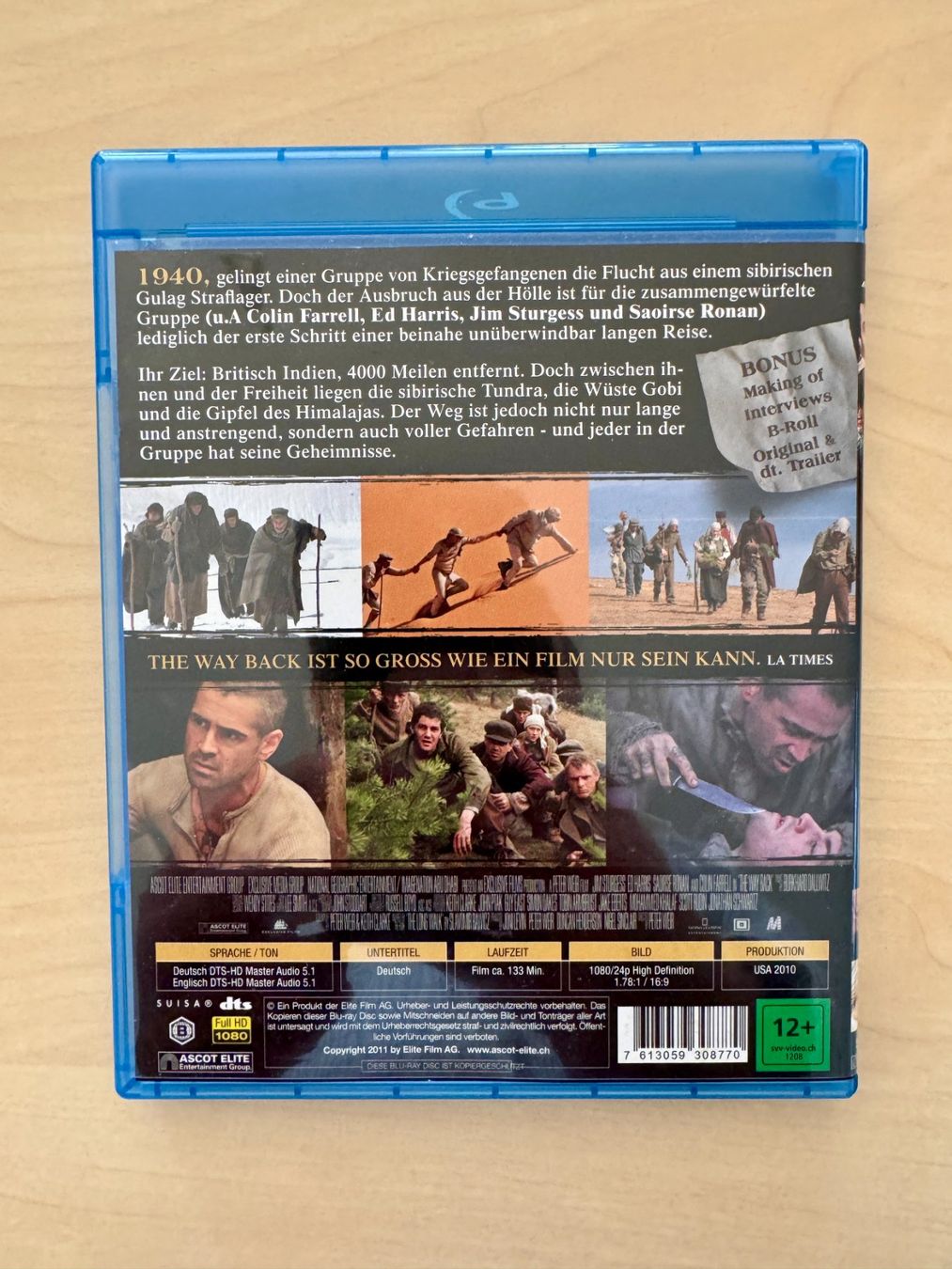 Tutti i DVDs: Blu-Ray Way Back – Usato da Männedorf venduto da LTMCS 1