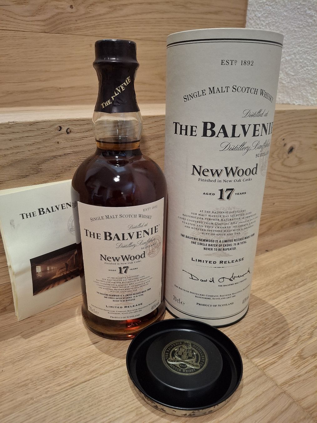 Balvenie Bevande alcoliche: The Balvenie New Wood 17 – Nuovo e nell'imballaggio originale da Steffisburg venduto da JackieJ