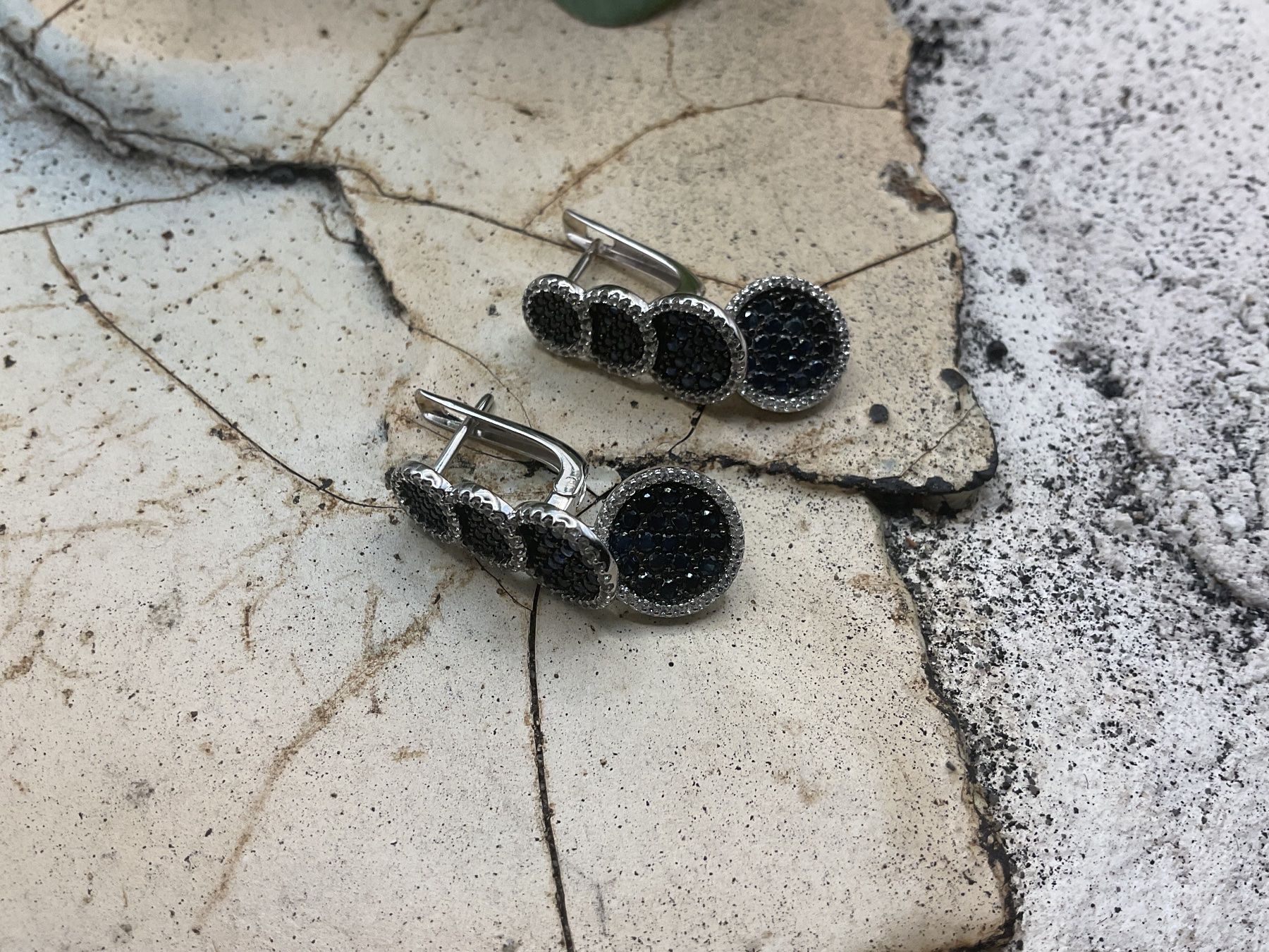 Orecchini pendenti & Orecchini a lobo: Hammer Ohrstecker Saphire in Sterlingsilber – Nuovo (secondo la descrizione) da Luzern venduto da S.Kern01 8