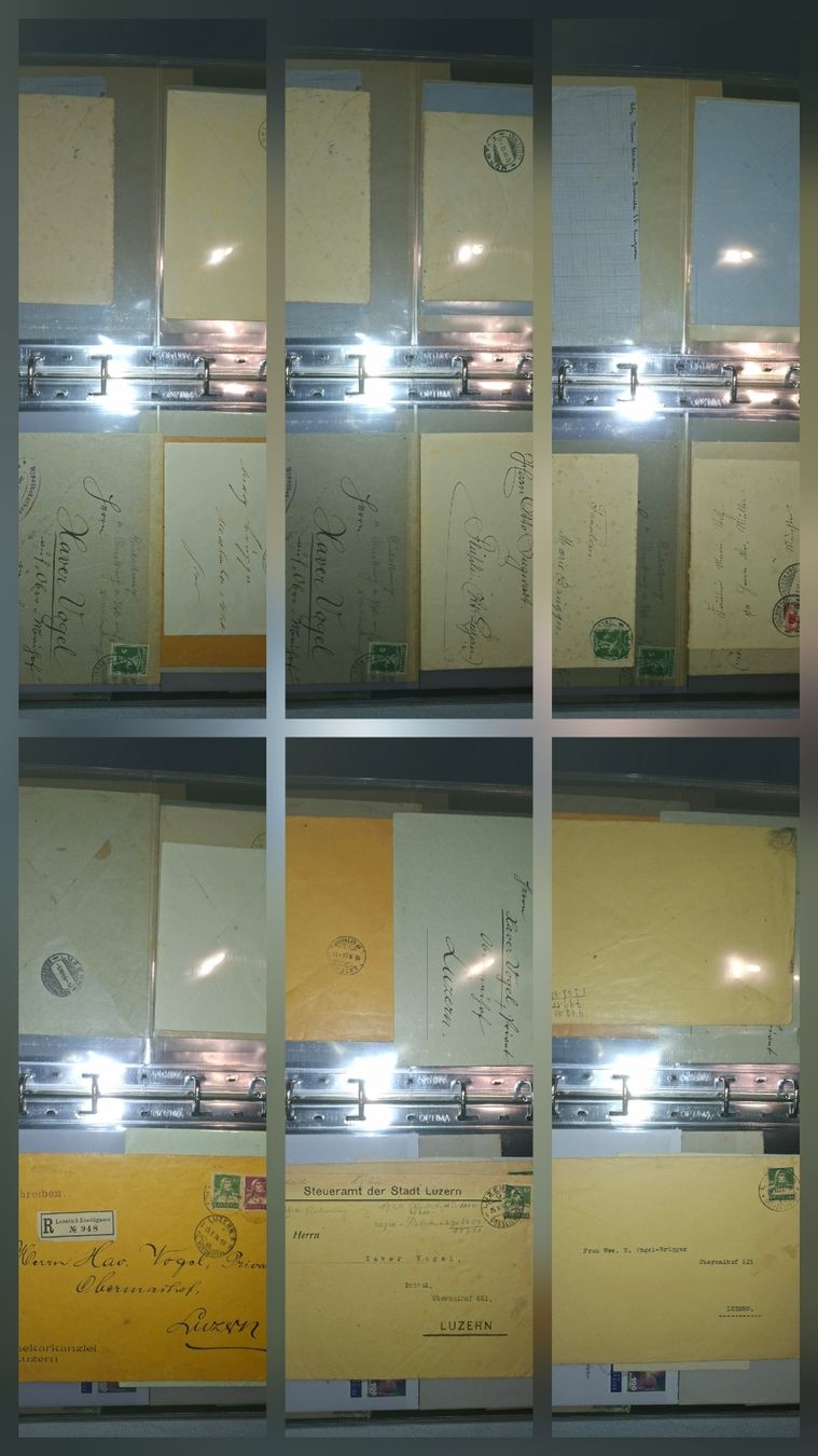 Tous les timbres: Heimatsammlung Luzern auf 40 Doppelseiten – D'occasion à Balgach par SIMEON27 1