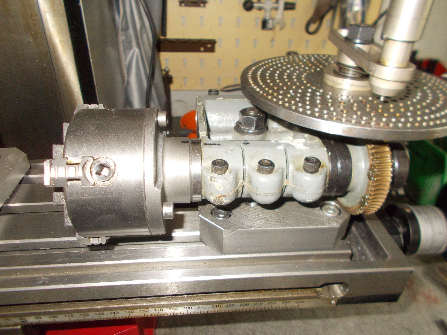 Myford Metall- & Schlosserei Sonstiges: MYFORD ML7&SUPER7 TEILAPPARAT MIT 2 LOCHSCHEIBENPLUS ADAPTER – Gebraucht aus Romanshorn von Legere8