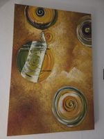Wandbild, abstraktes Kreise-Design, moderne Kunst, Top!