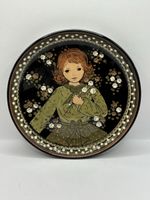 Vintage Rheinfelden Studio Poterie Suisse assiette fille
