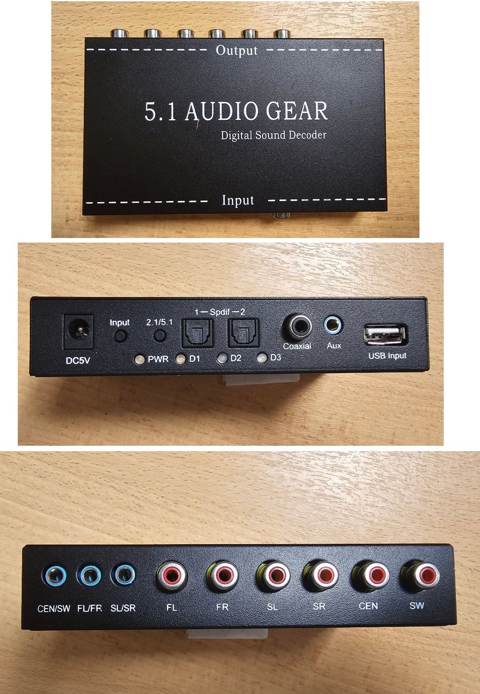 Convertitori: Digital Sound Decoder 5.1 DA-Wandler, 12 Stück – Usato da Birsfelden venduto da missnamrit 3