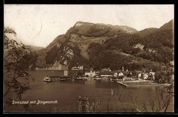Ansichtskarten: Stansstad, Ortsansicht mit Bürgenstock – Gebraucht aus Berlin von bartko-reher