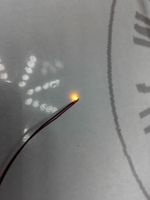 LED SMD 0402 verkabelt, gelb