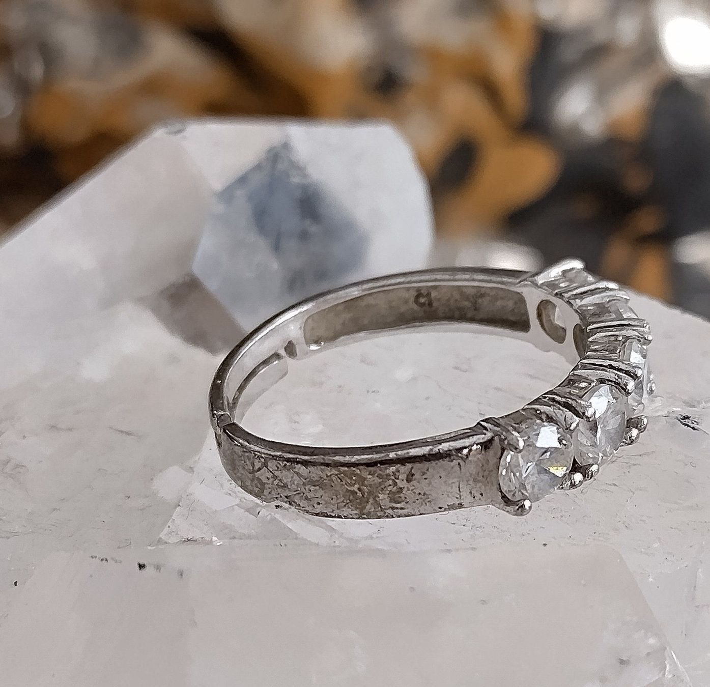 Anelli: GLITZER RING IN 925 SILBER – Usato da Romanshorn venduto da Glitzer-Paradies 7