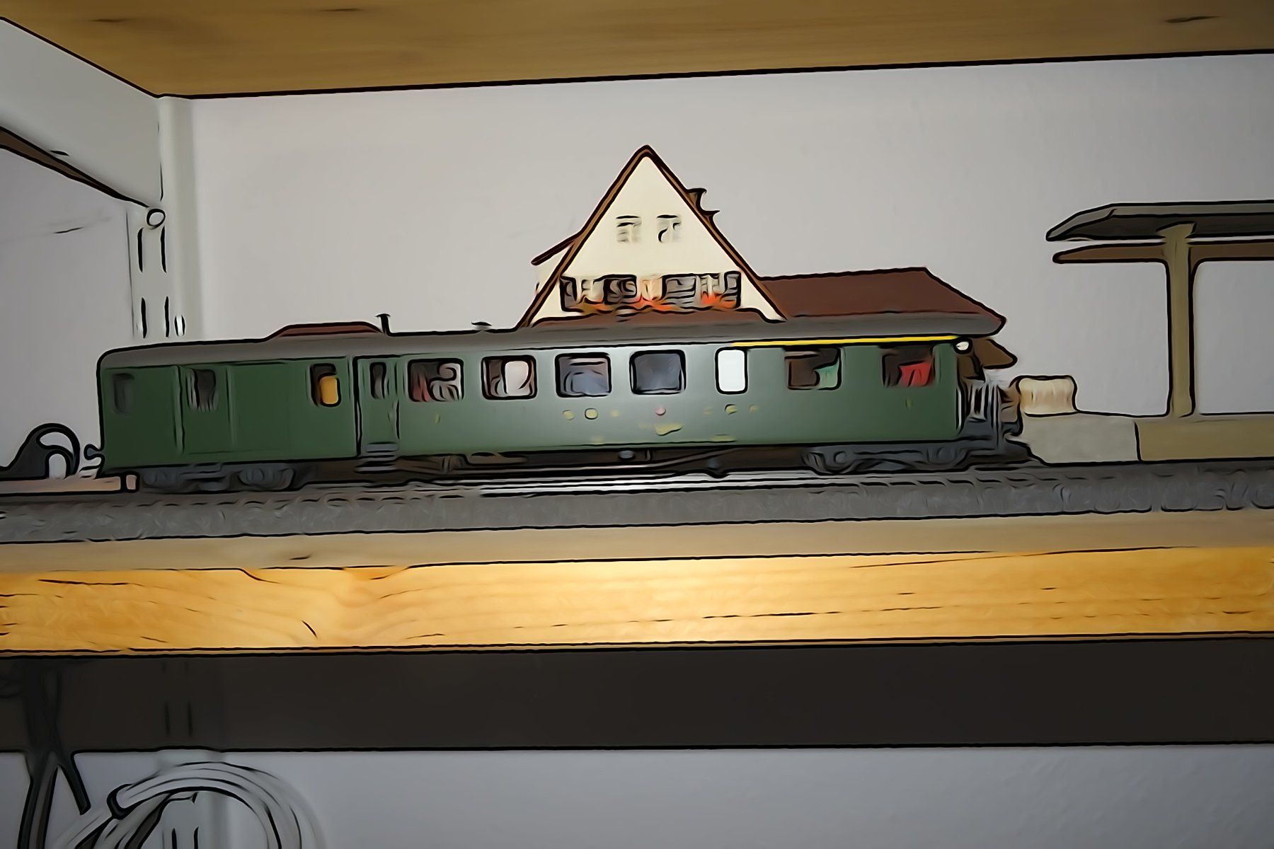 RailTop Modellini di ferrovie: Railtop vagon voyageur – Usato da Bigorio venduto da hp_41 5