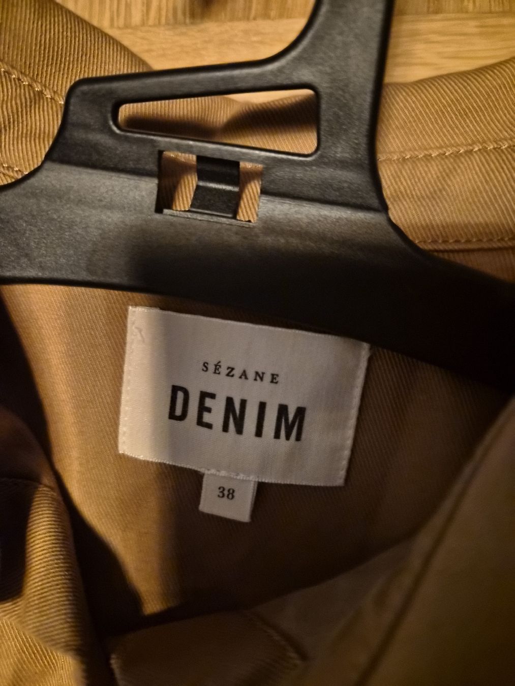 Sezane Vestiti: Robe chemise SÉZANE DENIM camel  taille 38  – Nuovo (secondo la descrizione) da Genève venduto da stepher85 1