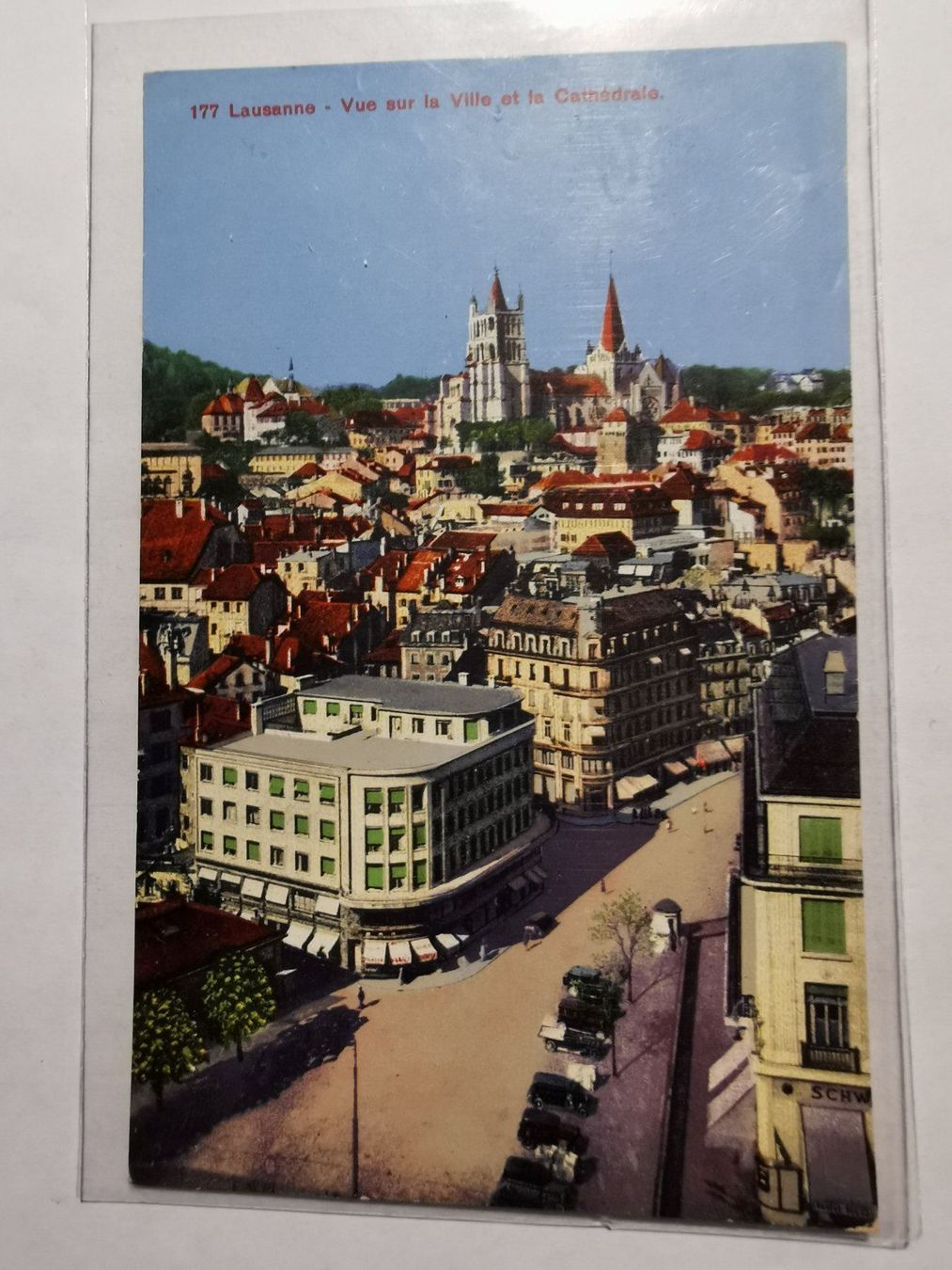 Cartoline postali: CP Lausanne - Rue Centrale 1940 – Usato da Pailly venduto da jme99