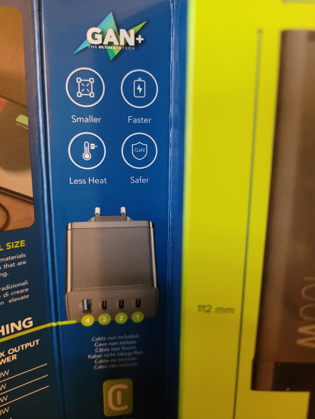 Caricabatterie: Chargeur Multiport - Cellularline Power GAN + / 100W – Nuovo e nell'imballaggio originale da Payerne venduto da tintin08 3