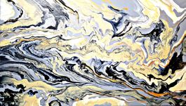 Abstraktes Bild - Massív von mir gemalt 120x70