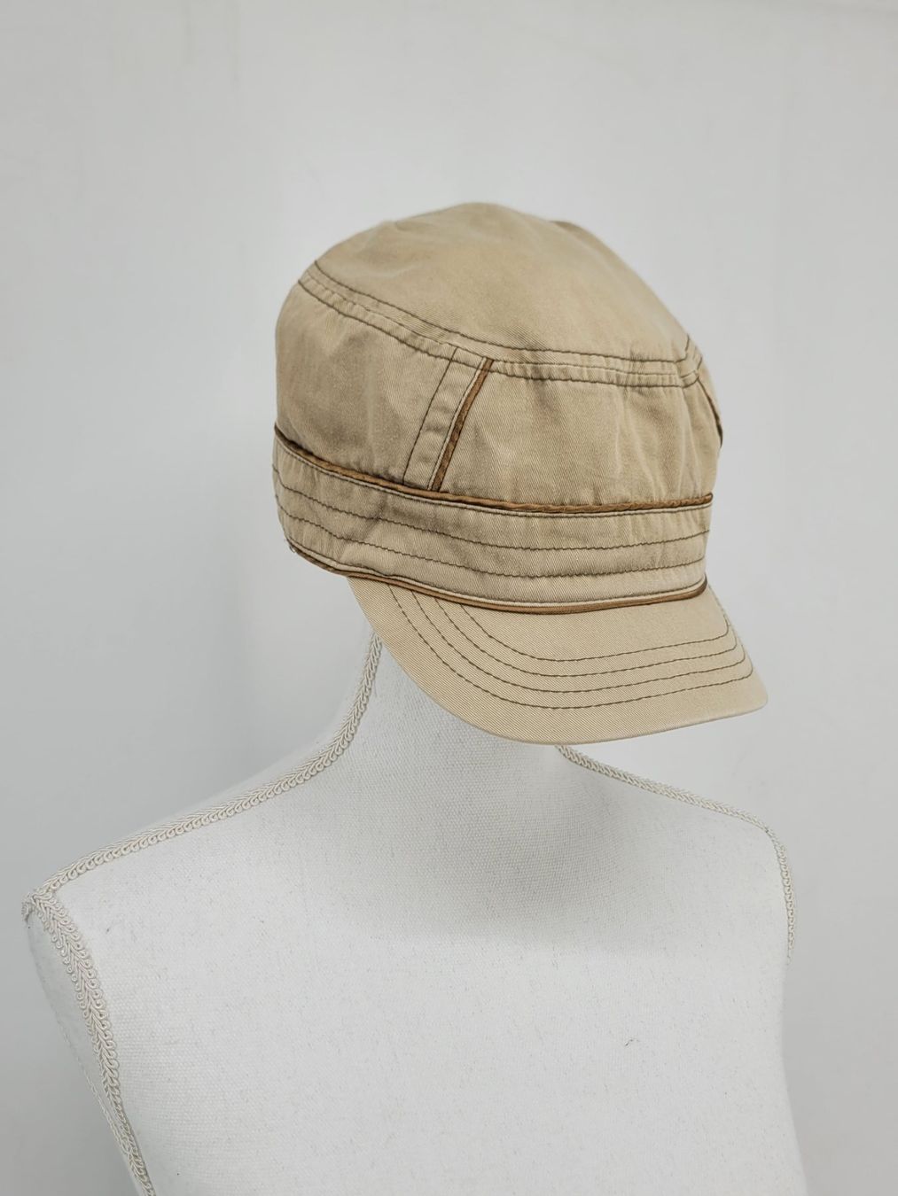 H&M DIVIDED Casquette millitaire L/XL coton kaki (Gebraucht) in ...