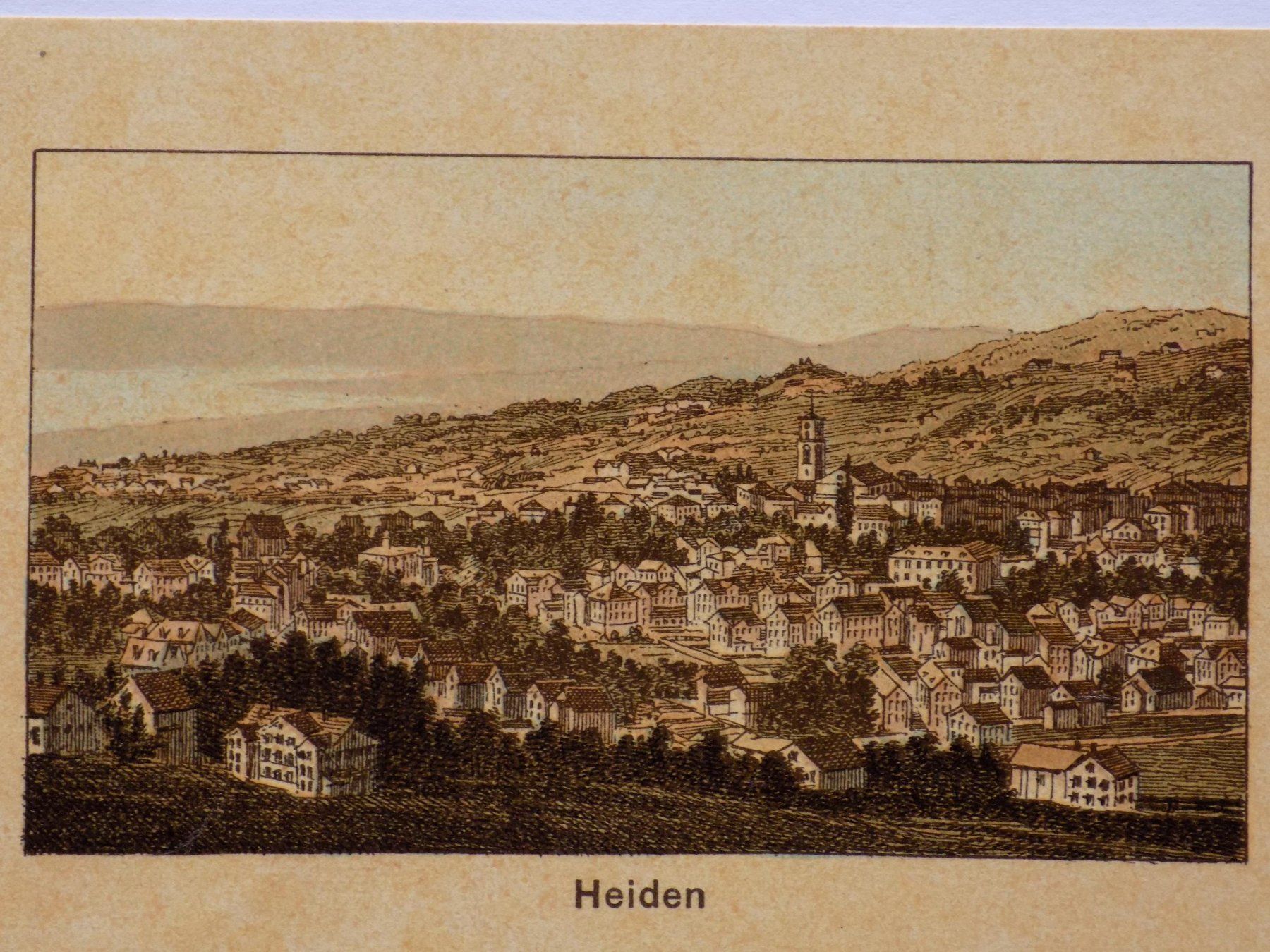Incisioni: Heiden kolorierter Druck – Usato da Risch venduto da Rischli15 1