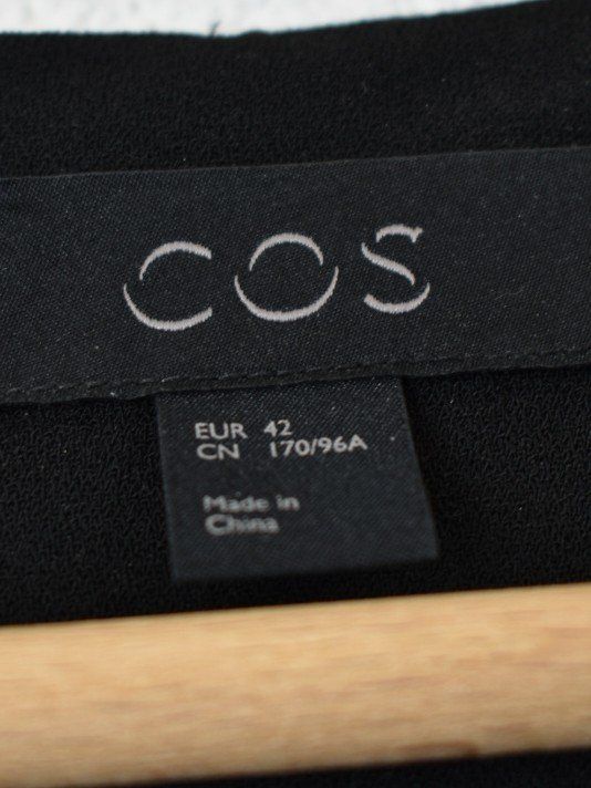 Cos Vestiti: COS Kleid, Gr.42, plissiert, schwarz – Usato da Nürensdorf venduto da 2ND_STORY 7