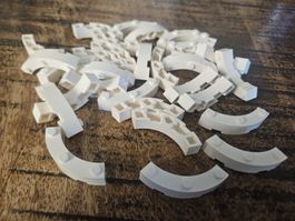 lego 48092 lot de 30 pièces White Brick, Round Corner 4 x 4
