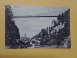 Fribourg Vallee et Pont du Gotteron 1905