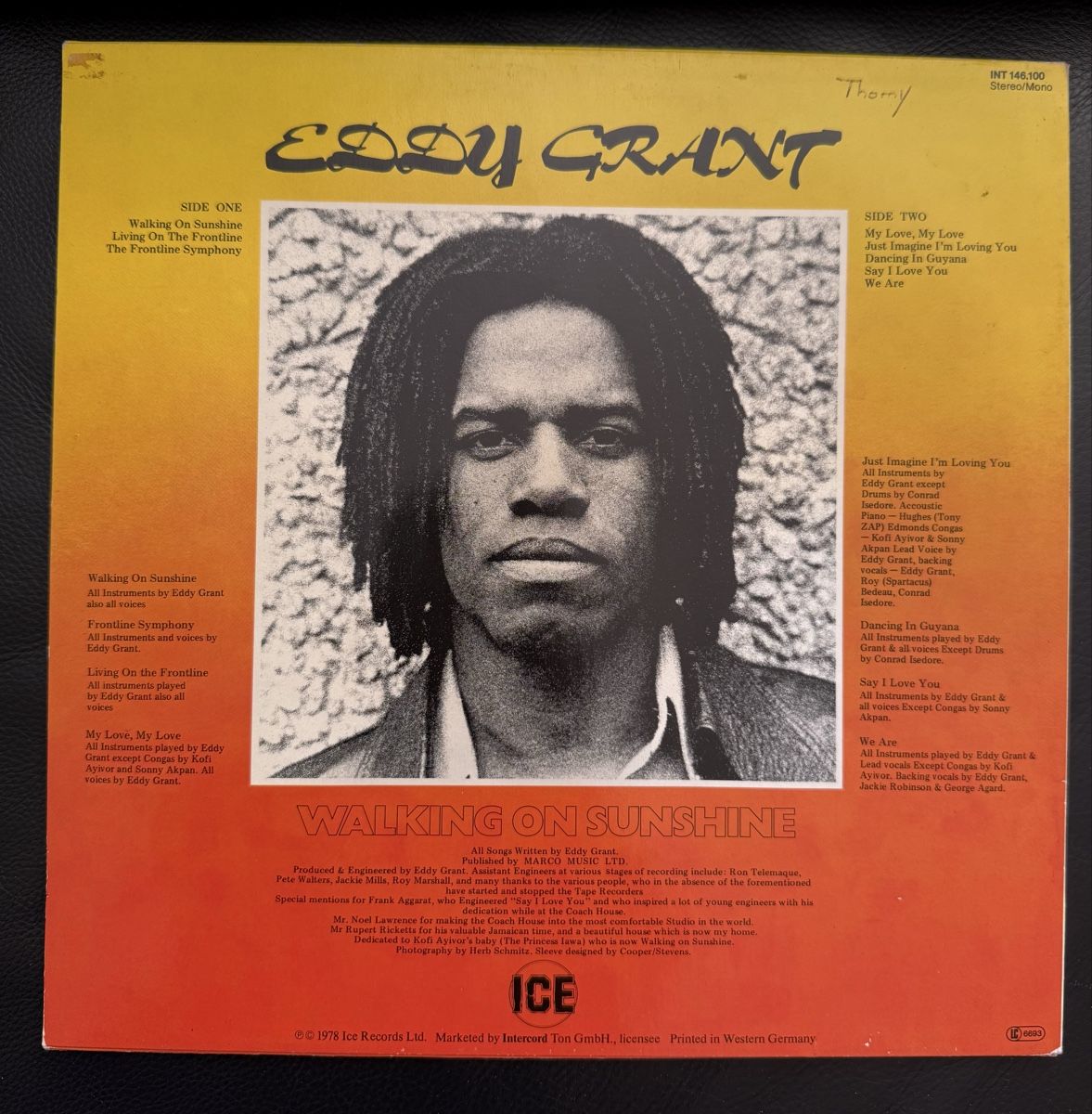 Dischi in vinile: Eddy Grant - Walking on Sunshine Reggae LP, Schallplatte – Usato da Goldach venduto da Messerguru 1