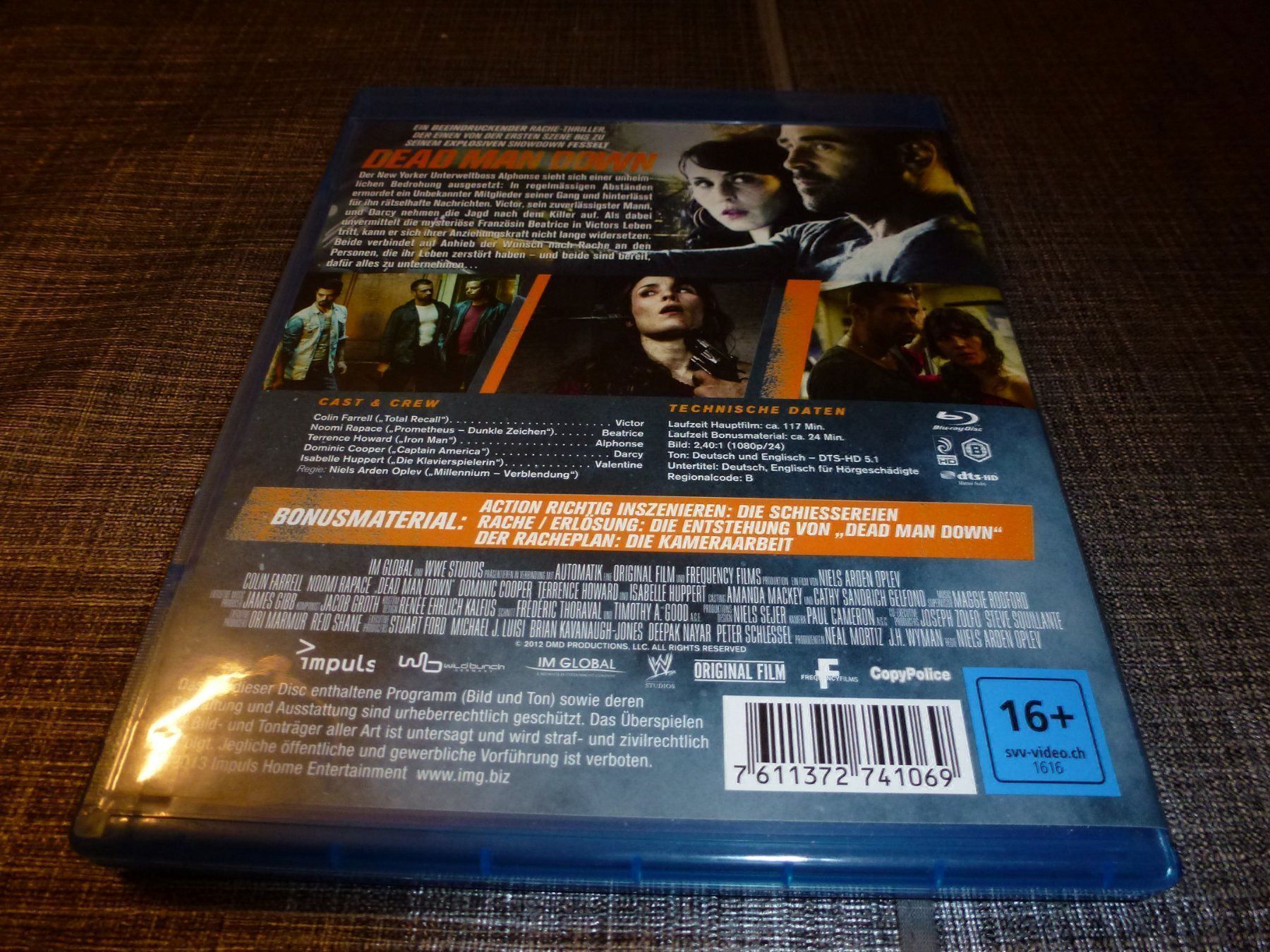 Tutti i DVDs: Dead Man Down BLU-RAY – Usato da Olten venduto da Disc-Verkauf 2