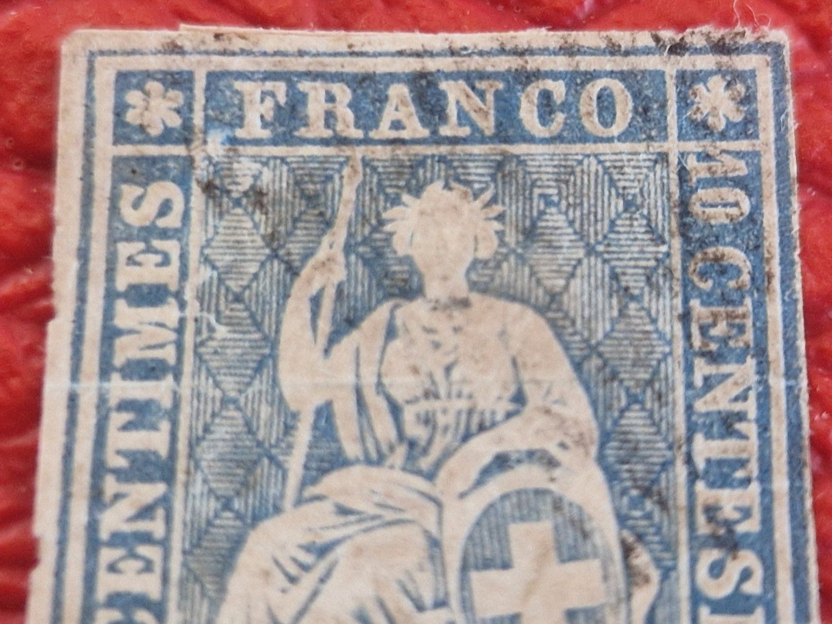 Tutti i francobolli: Strubel 23B, signiert, ab 1.- – Usato da Burgdorf venduto da Glossy01 1