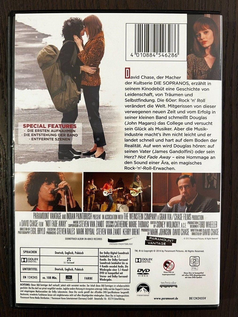 Tutti i DVDs: Not Fade Away – Usato da Zürich venduto da FilmFreunde 1