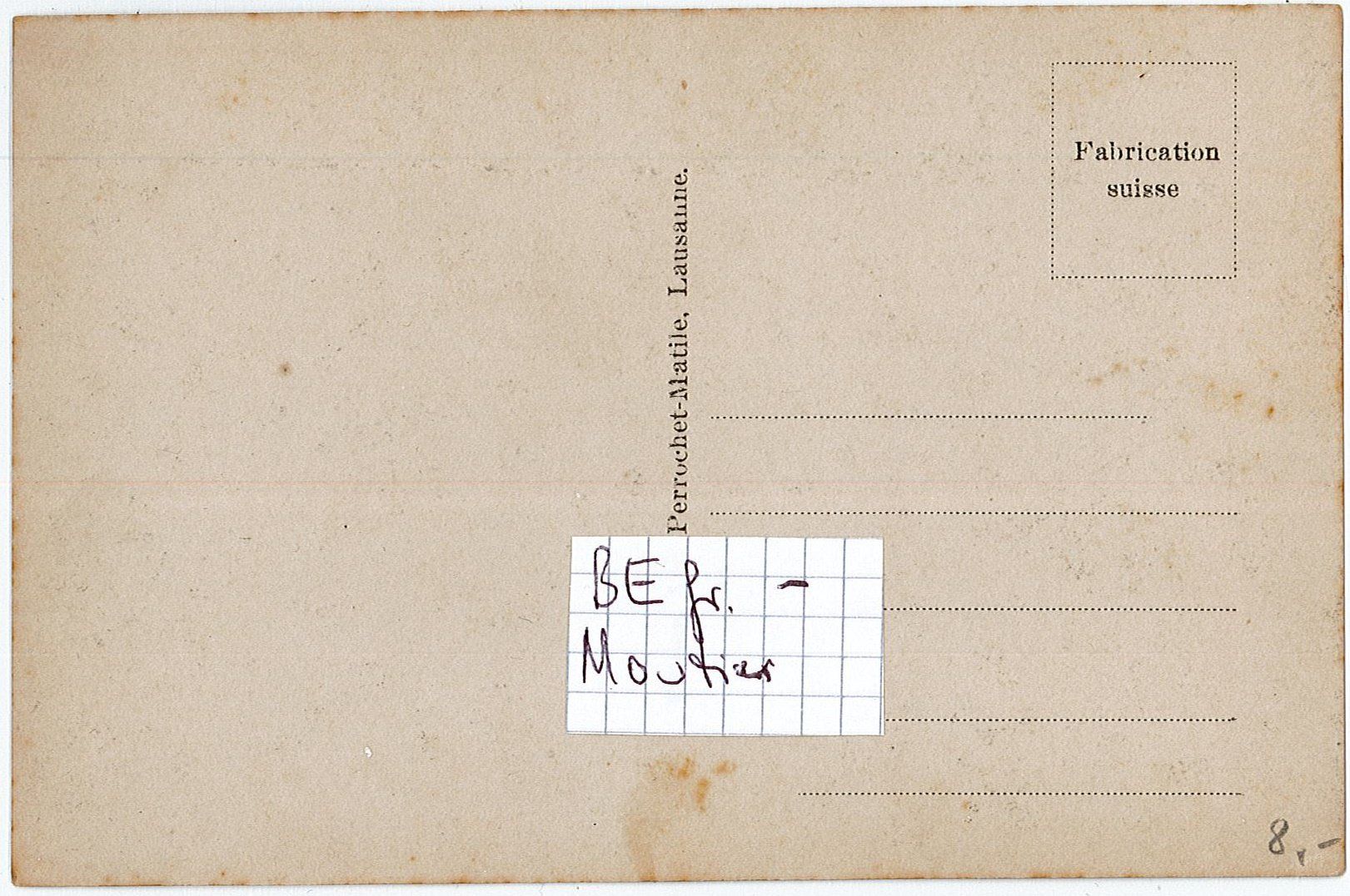 Cartoline postali: BE 267 MOUTIER Le Pavillon – Nuovo (secondo la descrizione) da Fribourg venduto da philafri 1